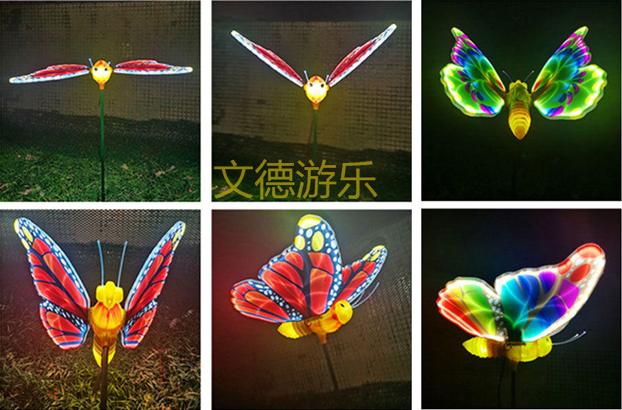 LED動態(tài)仿真蝴蝶蜜蜂景觀細(xì)節(jié)圖二