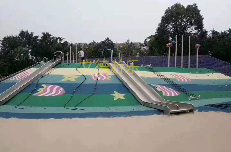 不銹鋼平板滑梯實拍圖