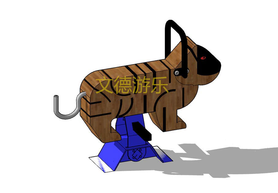 老虎戶外實(shí)木搖搖樂(lè)