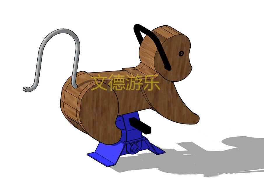 小猴戶外實(shí)木搖搖樂(lè)
