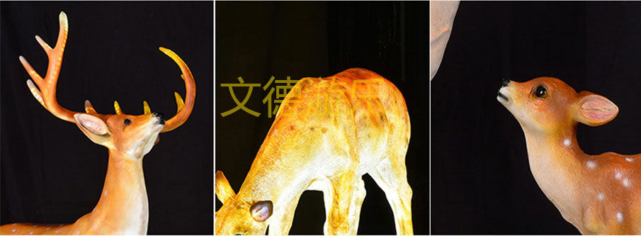 公園景觀LED梅花鹿造型燈細節(jié)圖