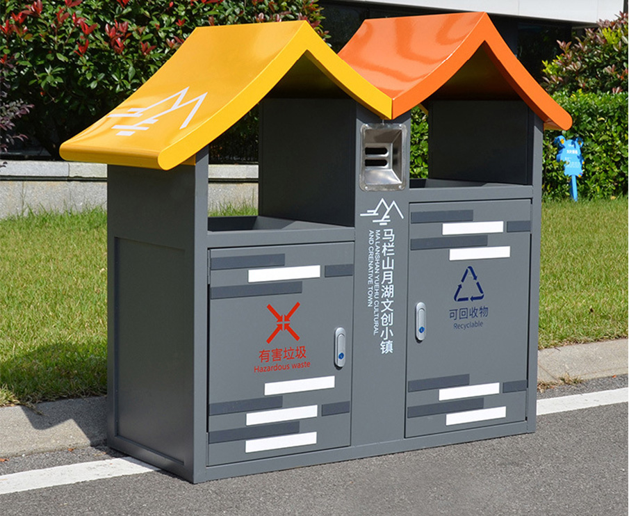 創(chuàng)意造型垃圾桶實(shí)例圖