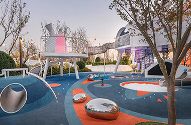  商場宇宙星空系列兒童樂園項目
