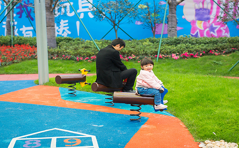 戶外無(wú)動(dòng)力親子樂(lè)園-搖搖樂(lè)互動(dòng)